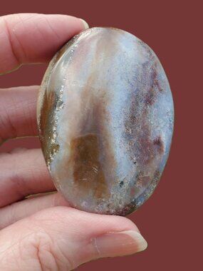 Ocean Jasper Palm Stone (OJ122)